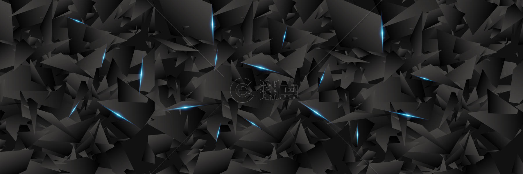 黑色酷炫几何背景图片素材免费下载