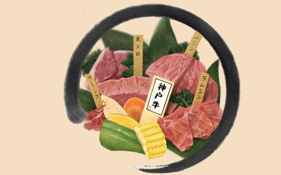 日本神户牛肉图片素材免费下载