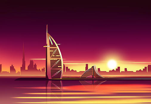 迪拜帆船酒店图片素材免费下载