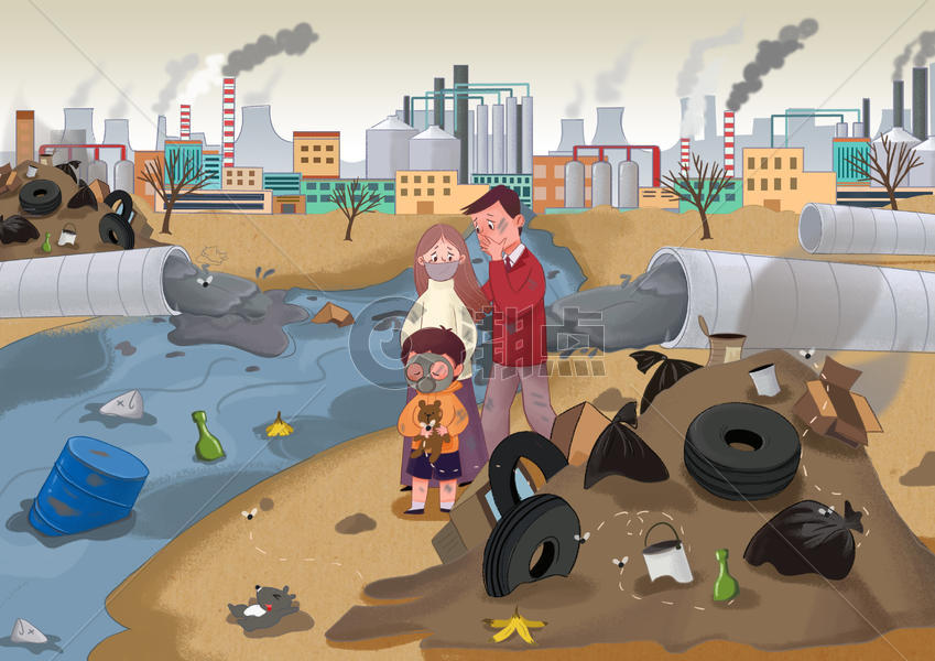 环境污染图片素材免费下载
