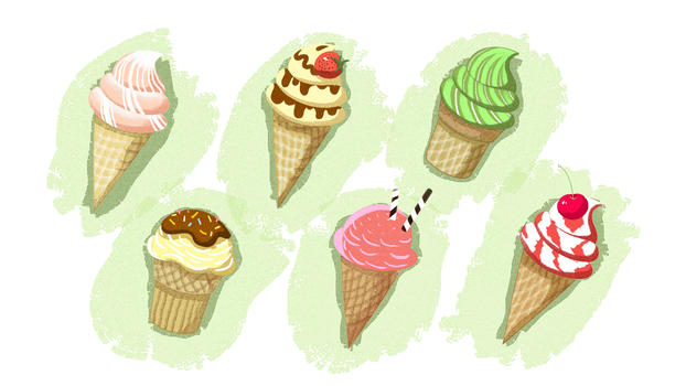 清凉甜品冰淇淋素材图片素材免费下载