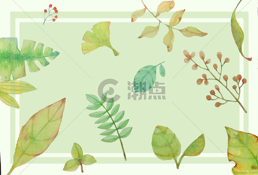植物叶子元素图片素材免费下载