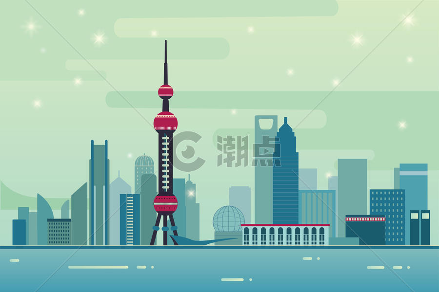 上海矢量建筑图片素材免费下载