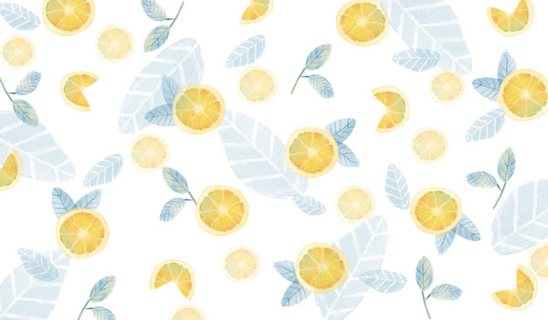 水彩柠檬背景素材图片素材免费下载