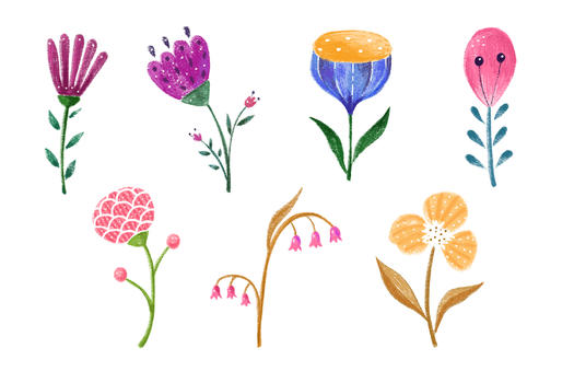 手绘花卉素材图片素材免费下载