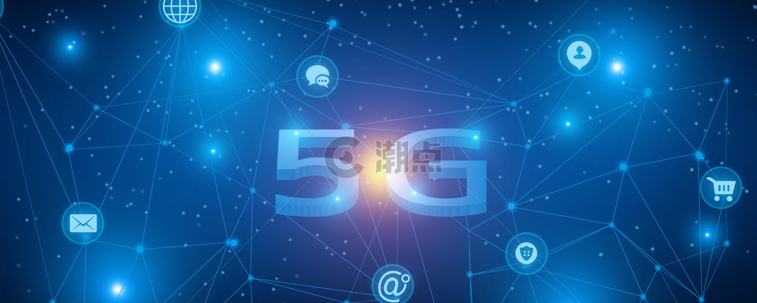 5G蓝色科技图片素材免费下载