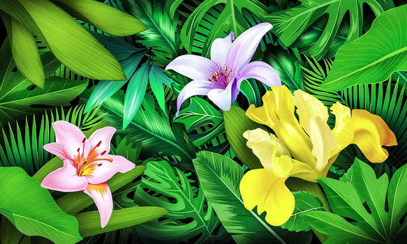 植被花卉背景图片素材免费下载