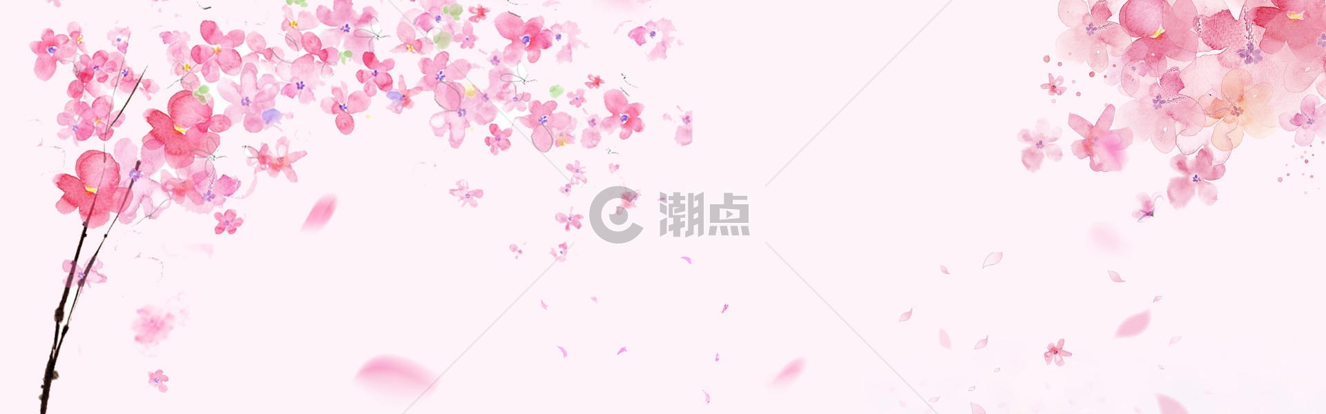 樱花节背景图片素材免费下载