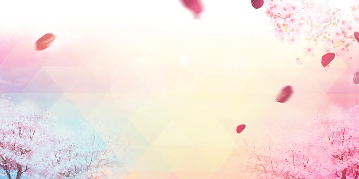 浪漫粉色樱花背景图片素材免费下载