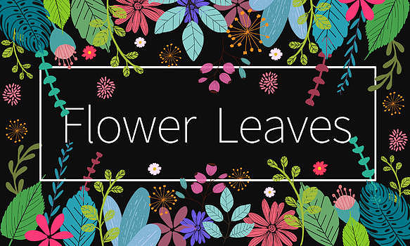 花卉叶子背景图片素材免费下载