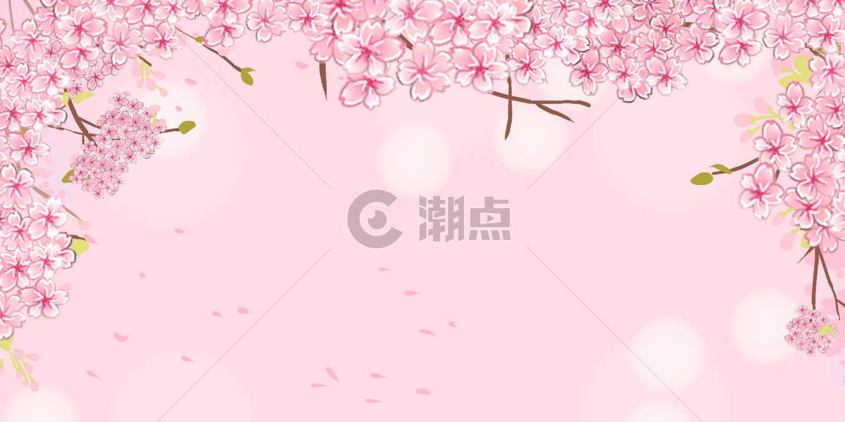 樱花背景图片素材免费下载