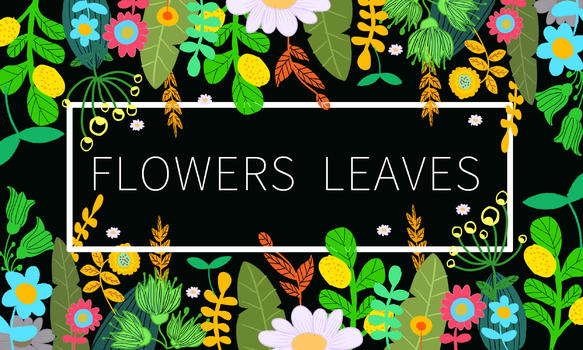绿叶花卉图片素材免费下载
