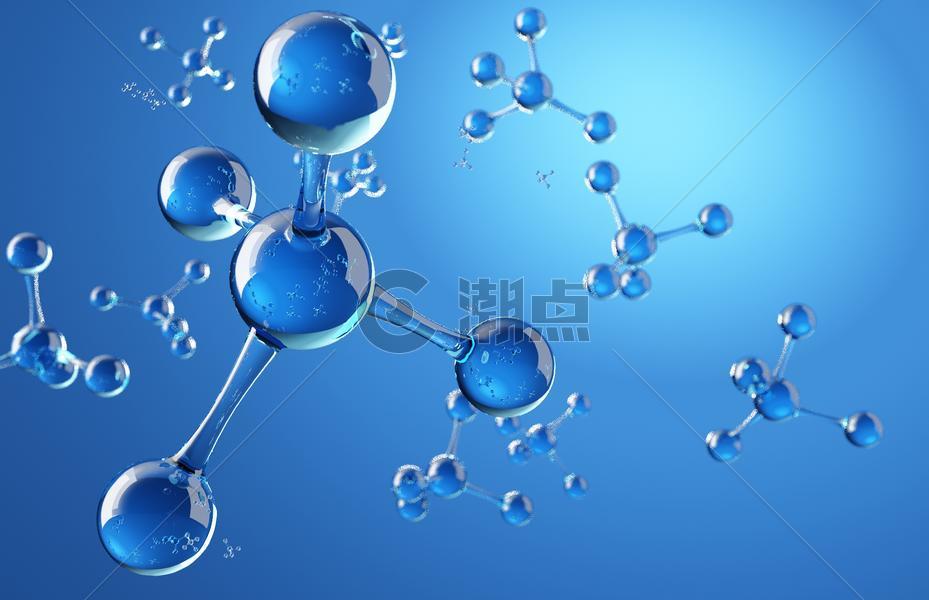 医疗分子结构背景图片素材免费下载