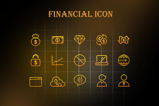 金融类图标图片素材免费下载