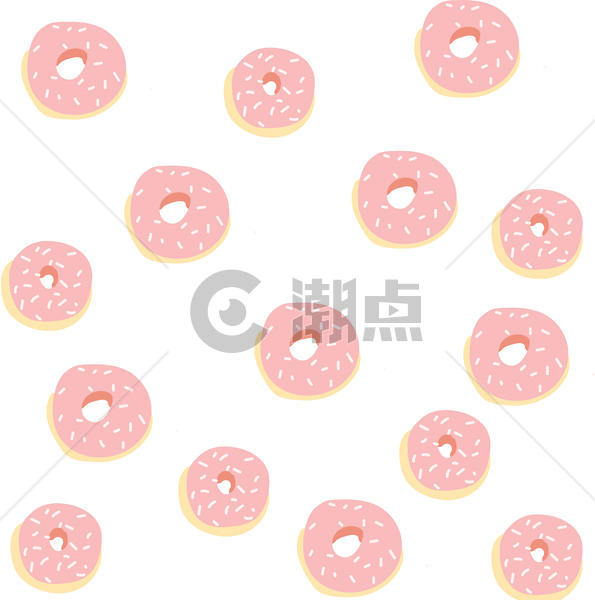 甜甜圈元素背景图图片素材免费下载