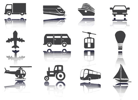 交通运输类图标图片素材免费下载