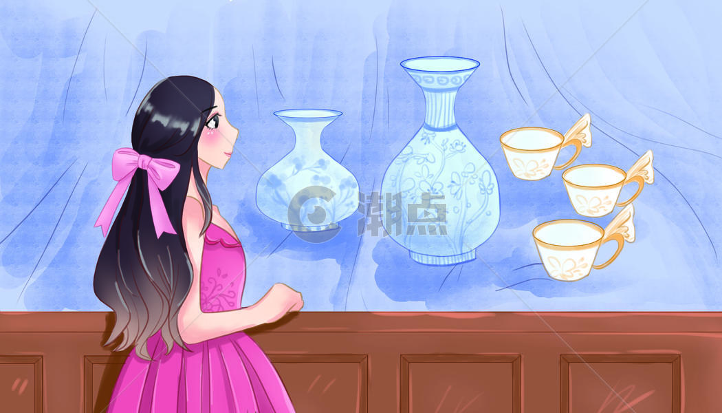 中国印象之青花瓷器图片素材免费下载