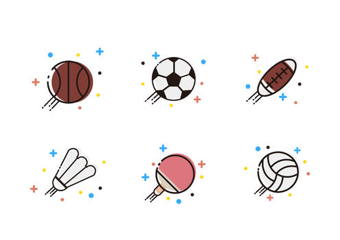球类图标icon图片素材免费下载