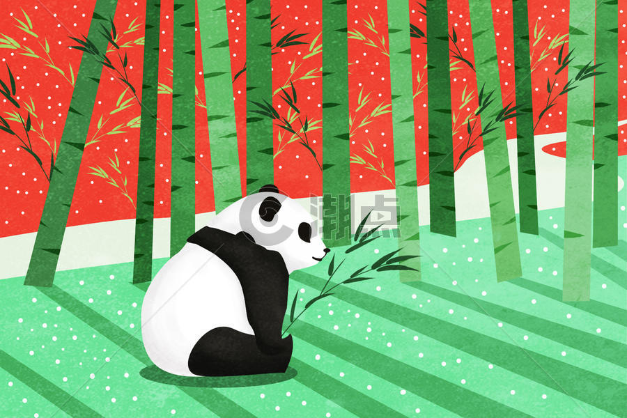 国宝熊猫图片素材免费下载