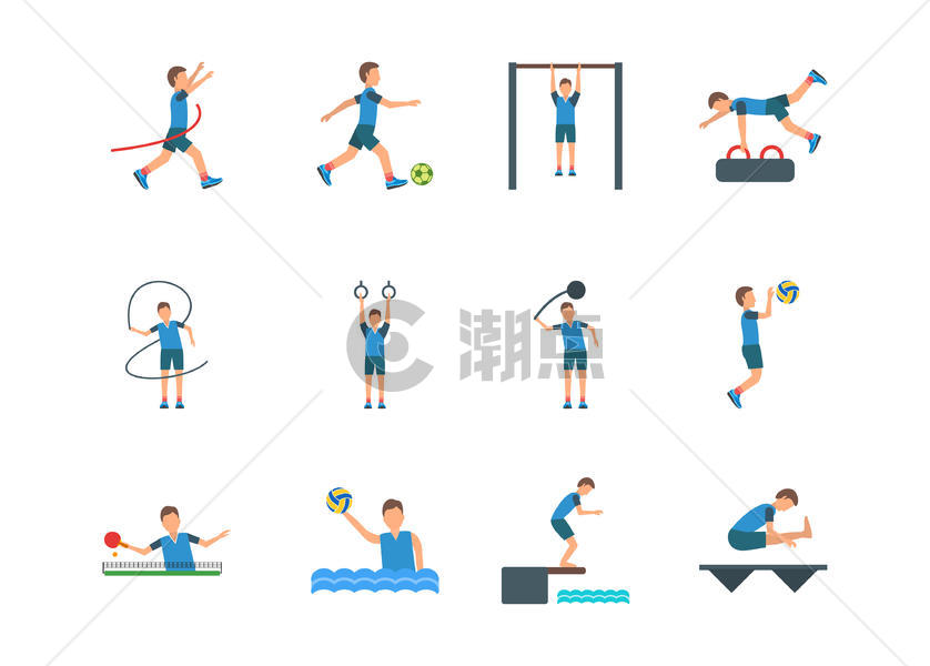 体育运动图标图片素材免费下载