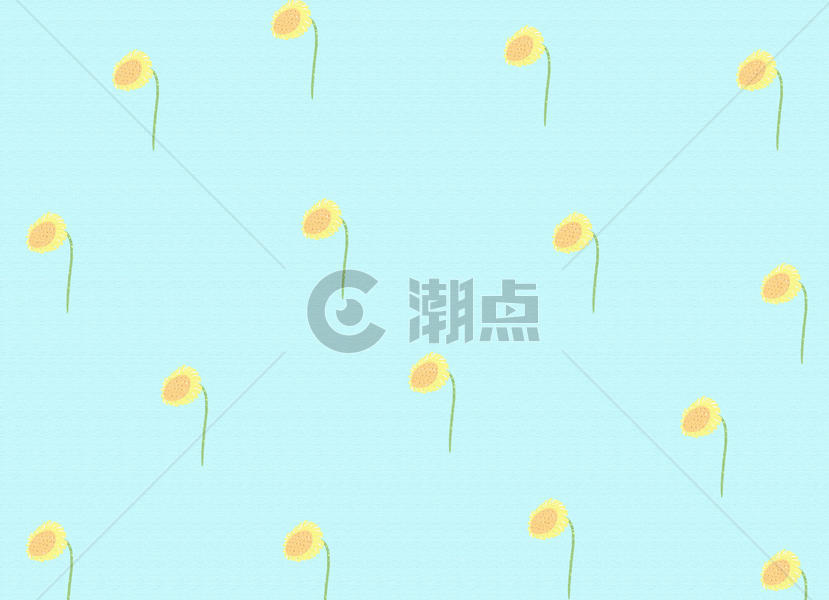 向日葵花卉背景图片素材免费下载