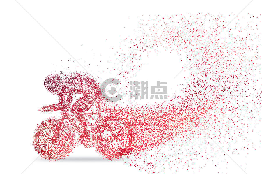 自行车运动剪影图片素材免费下载