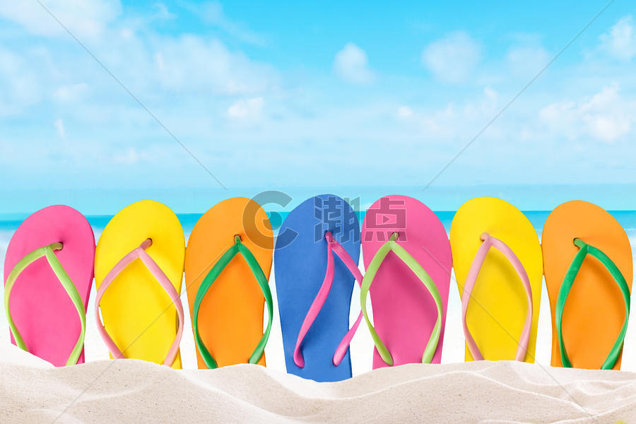 沙滩拖鞋图片素材免费下载