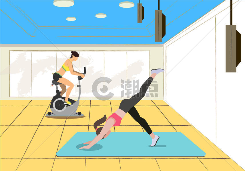 运动健身瑜伽图片素材免费下载