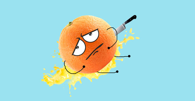 唯美创意水果橙子背景图片素材免费下载