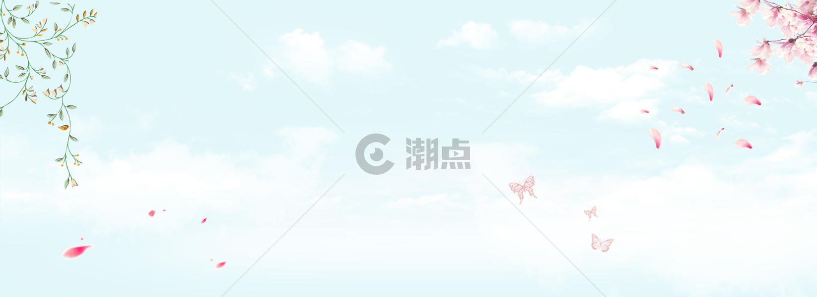 母亲节清新banner背景图片素材免费下载