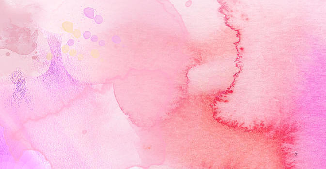 粉红色浪漫水彩背景图片素材免费下载