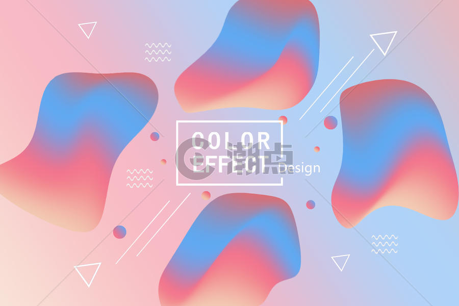 渐变背景插画原画3000*2000图片素材免费下载-编号35566-潮点视频