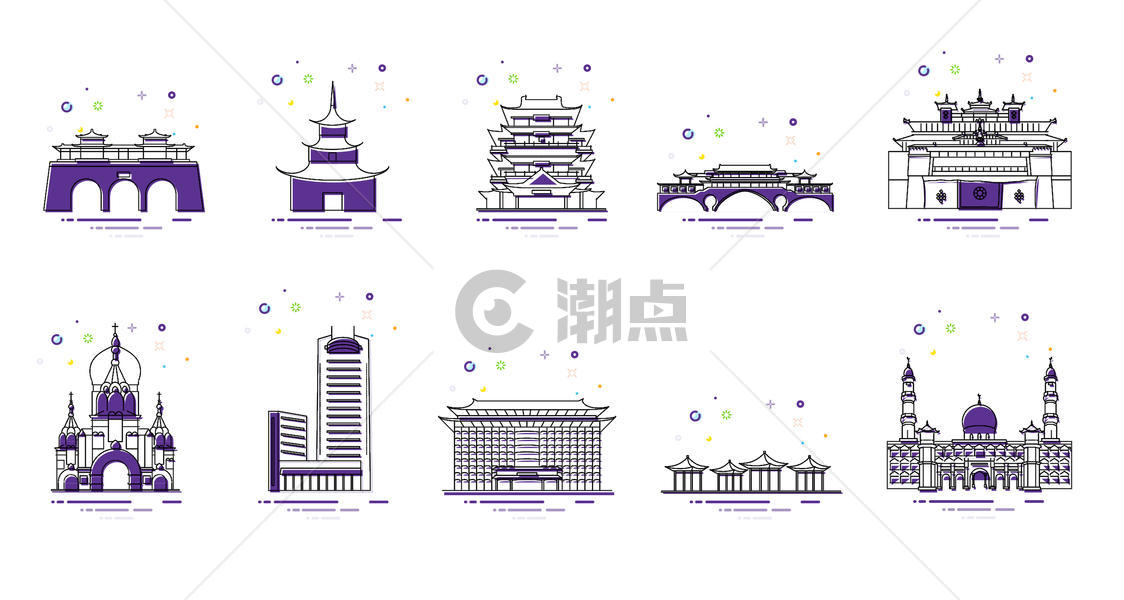 中国地标建筑图片素材免费下载