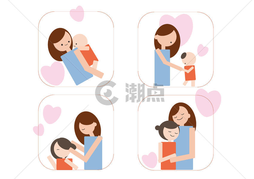 母亲节图标元素图片素材免费下载