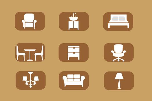 家具生活图标图片素材免费下载