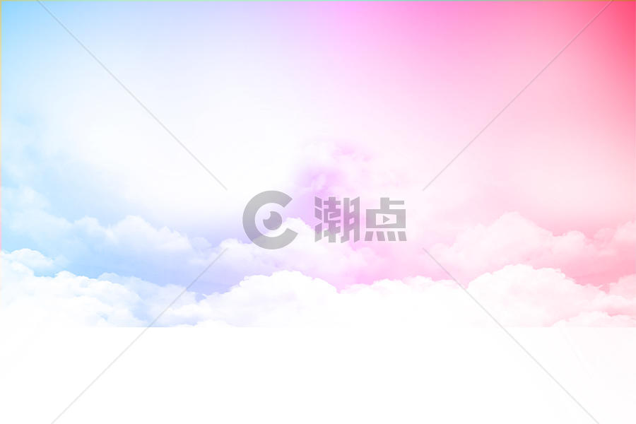 彩色天空云朵背景图片素材免费下载