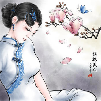 旗袍中国风图片素材免费下载