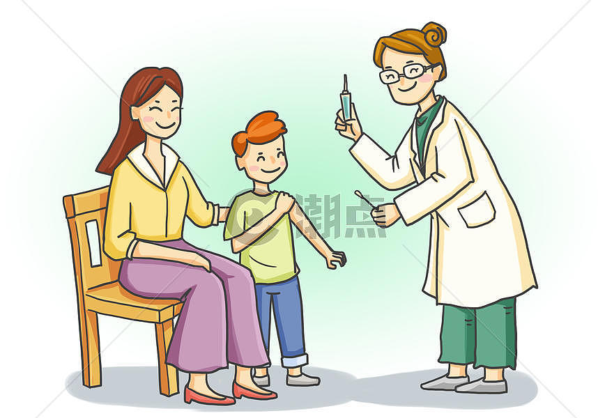 儿童打疫苗图片素材免费下载