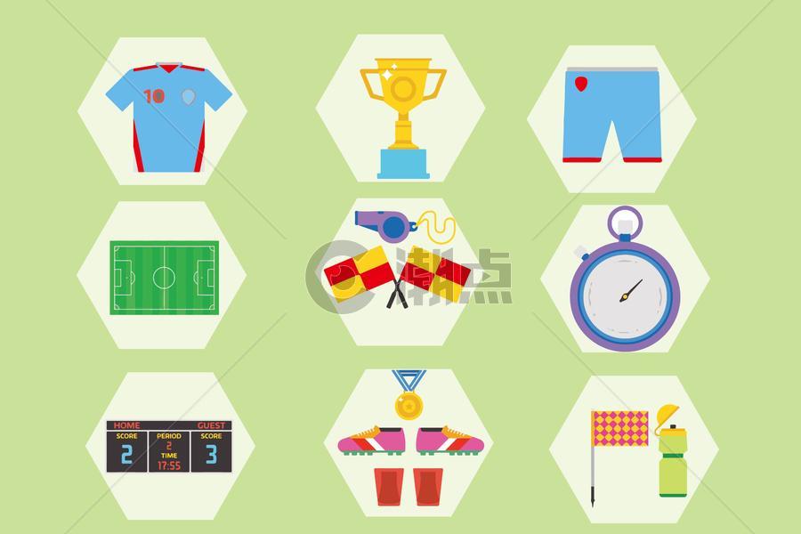 足球运动图标图片素材免费下载
