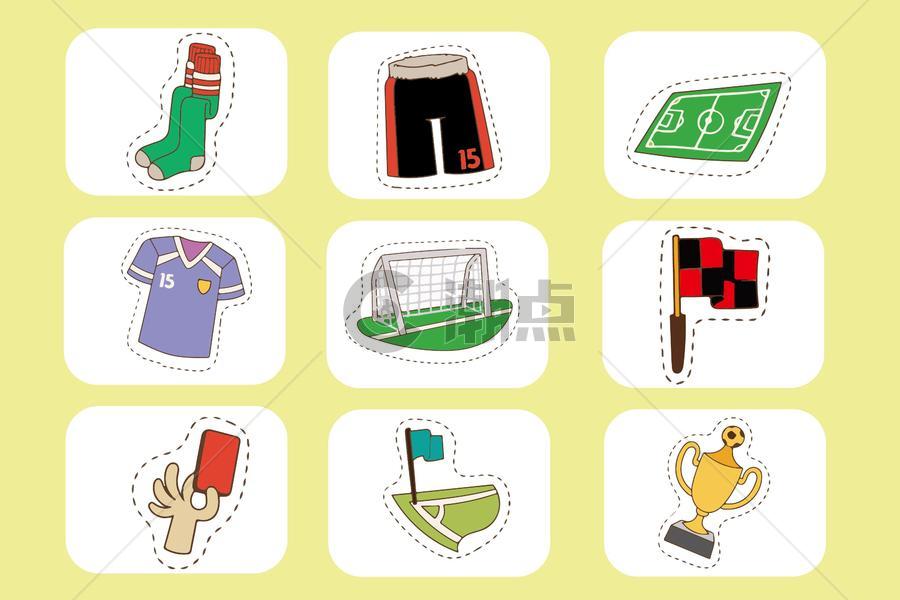 足球运动类图标图片素材免费下载