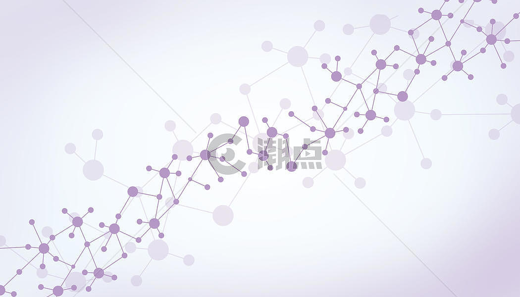 简约分子结构背景图片素材免费下载
