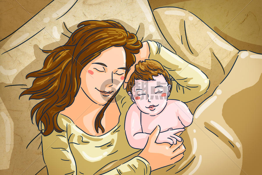 母亲节插画图片素材免费下载