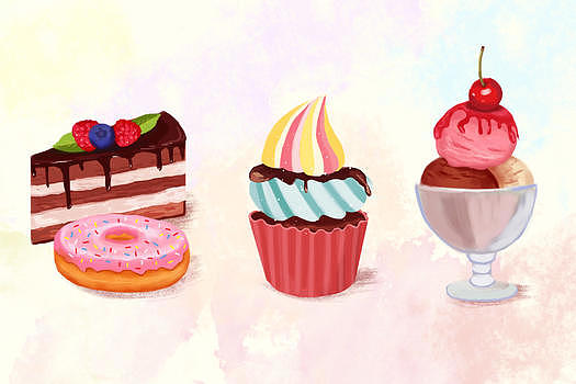 夏日甜品图片素材免费下载