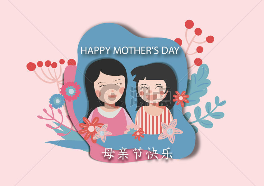 母亲节快乐图片素材免费下载