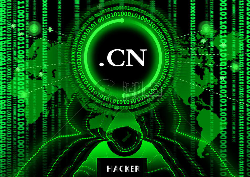 .CN互联时代黑客科技背景图片素材免费下载