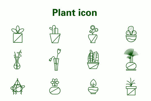 植物图标图片素材免费下载