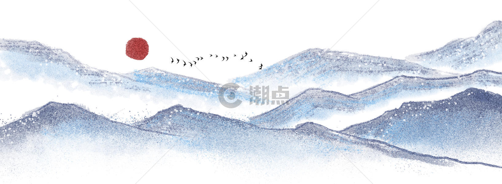 中国风水墨背景图片素材免费下载