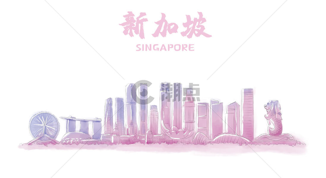 新加坡地标建筑图片素材免费下载