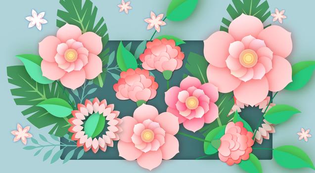 母亲节花卉背景图片素材免费下载