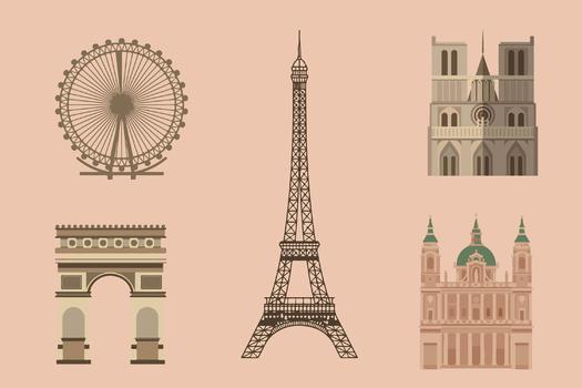法国建筑素材图片素材免费下载